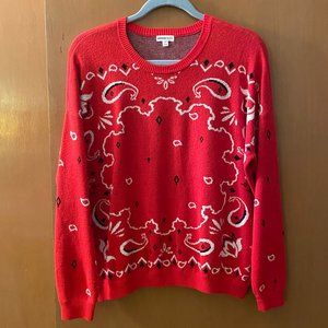 Minnie Rose- Cotton Bandana Sweater